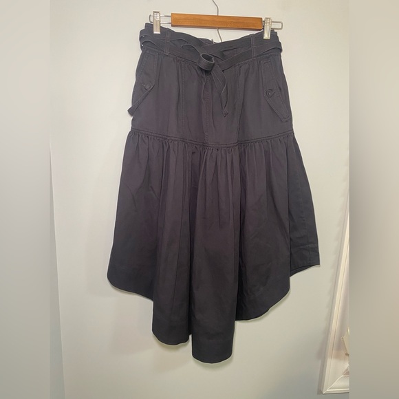 Ulla Johnson Griffin Gathered-Detail Tie Waist Skirt Size 6 - Picture 3 of 12